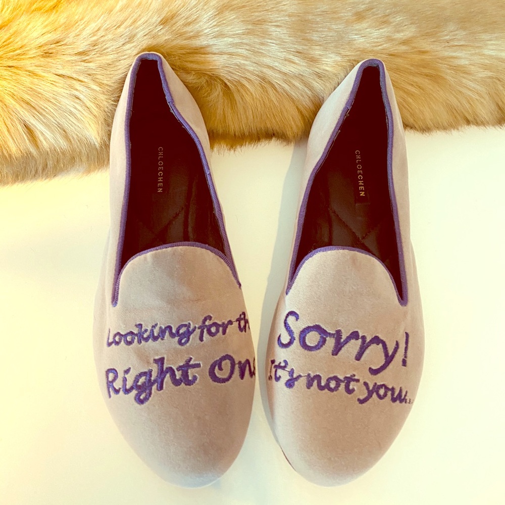 Designer Grey x Purple Loafers